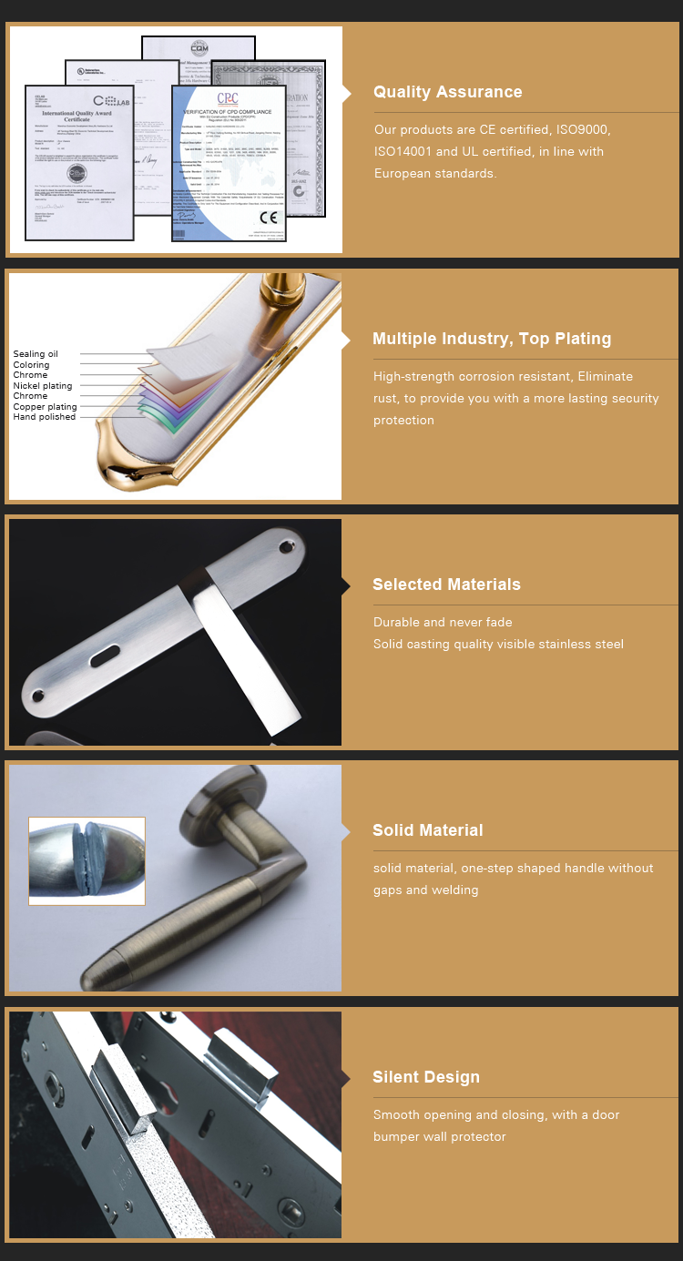 New Arrival Products OEM Customised Brass Mortise Door Lock Body