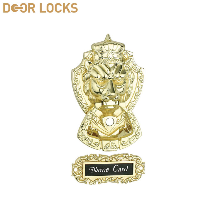 Wholesale China Goods Security Brass Lion Head Door Knocker